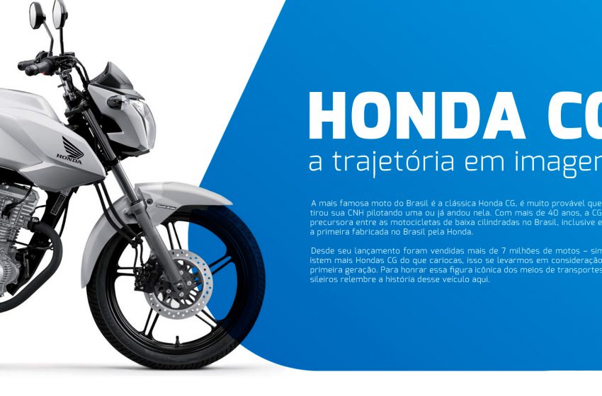  Honda CG, a trajetória em imagens
