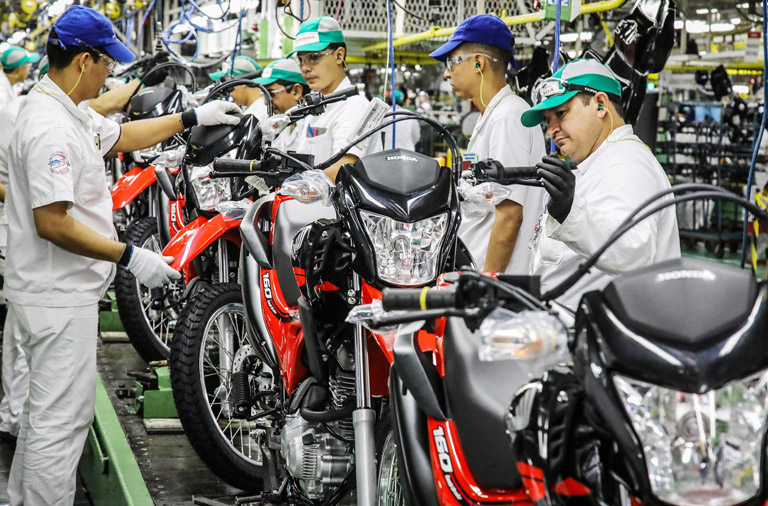  Produção de motos atinge o melhor resultado para o 1º semestre em 13 anos